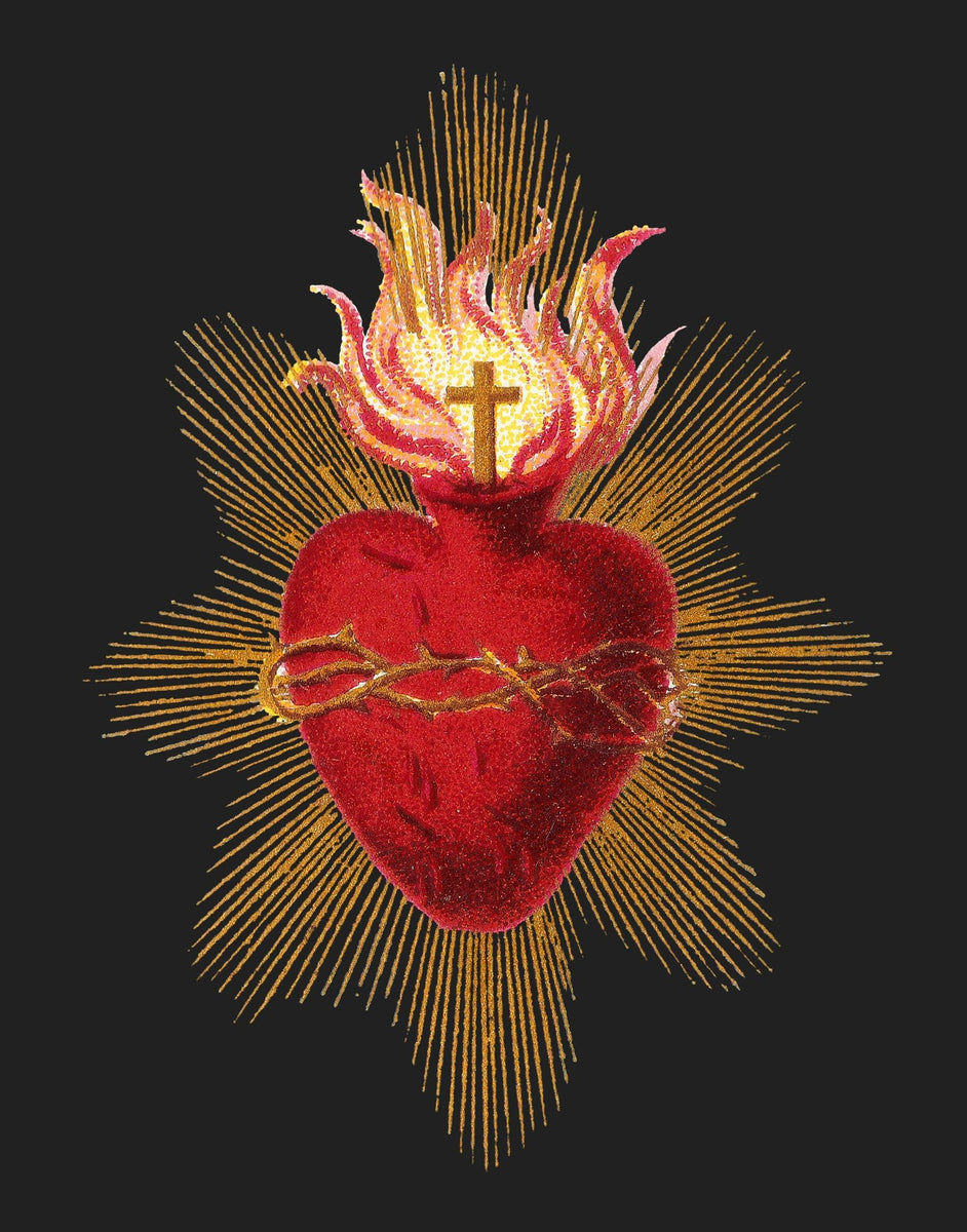Sacred Heart Miscellania: Vintage Holy Cards, T-Shirt
