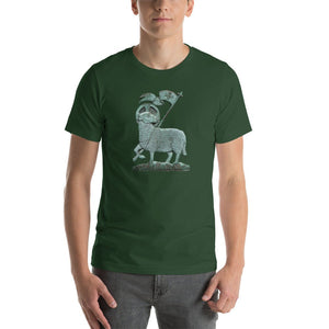 Agnus Dei (Lamb of God) Metalwork T-Shirt - Catholicamtees