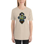 Load image into Gallery viewer, Agnus Dei Stained Glass T-Shirt - Catholicamtees
