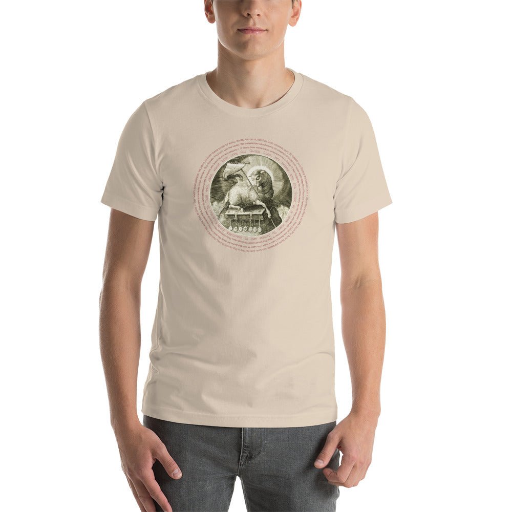 Agnus Dei with Easter Hymn T-Shirt - Catholicamtees