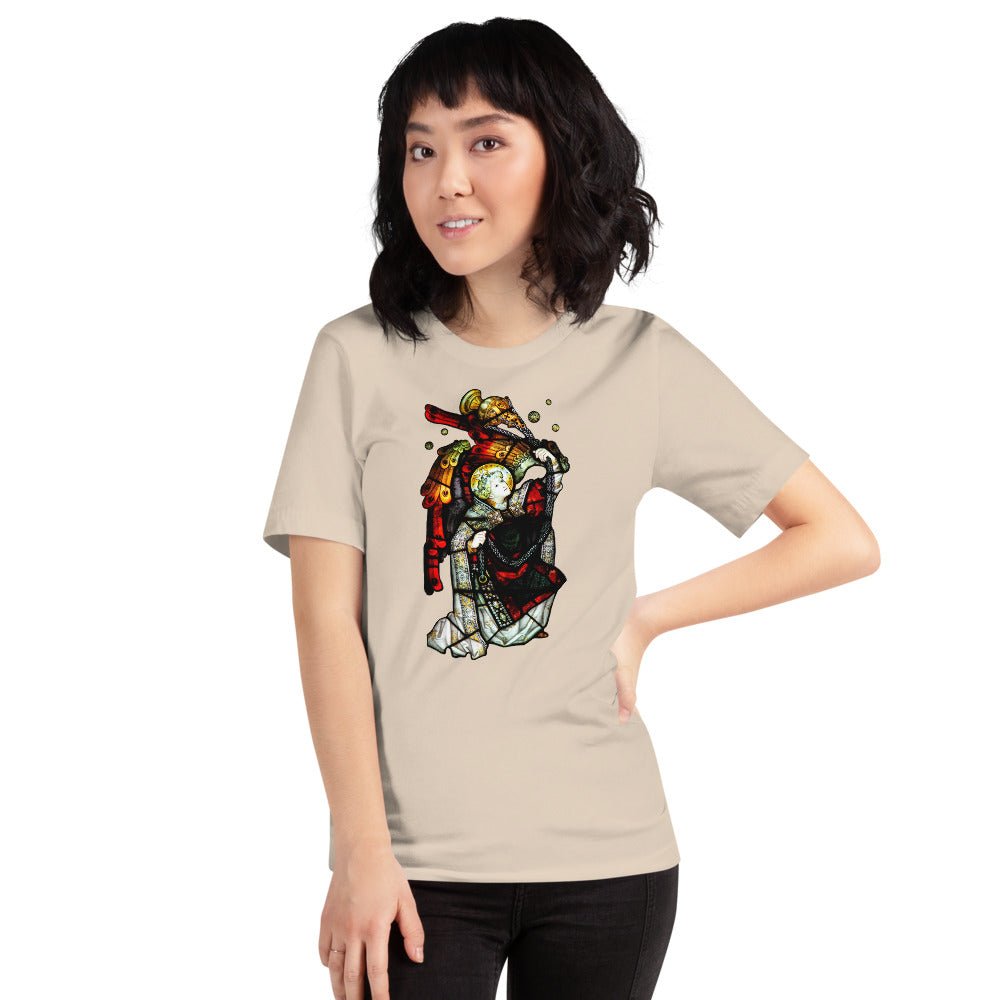 Angel with Censer Stained Glass T-Shirt - Catholicamtees