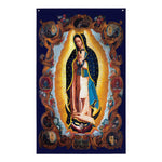 Load image into Gallery viewer, Bandera de Nuestra Señora de Guadalupe - Our Lady of Guadalupe Flag - Catholicamtees
