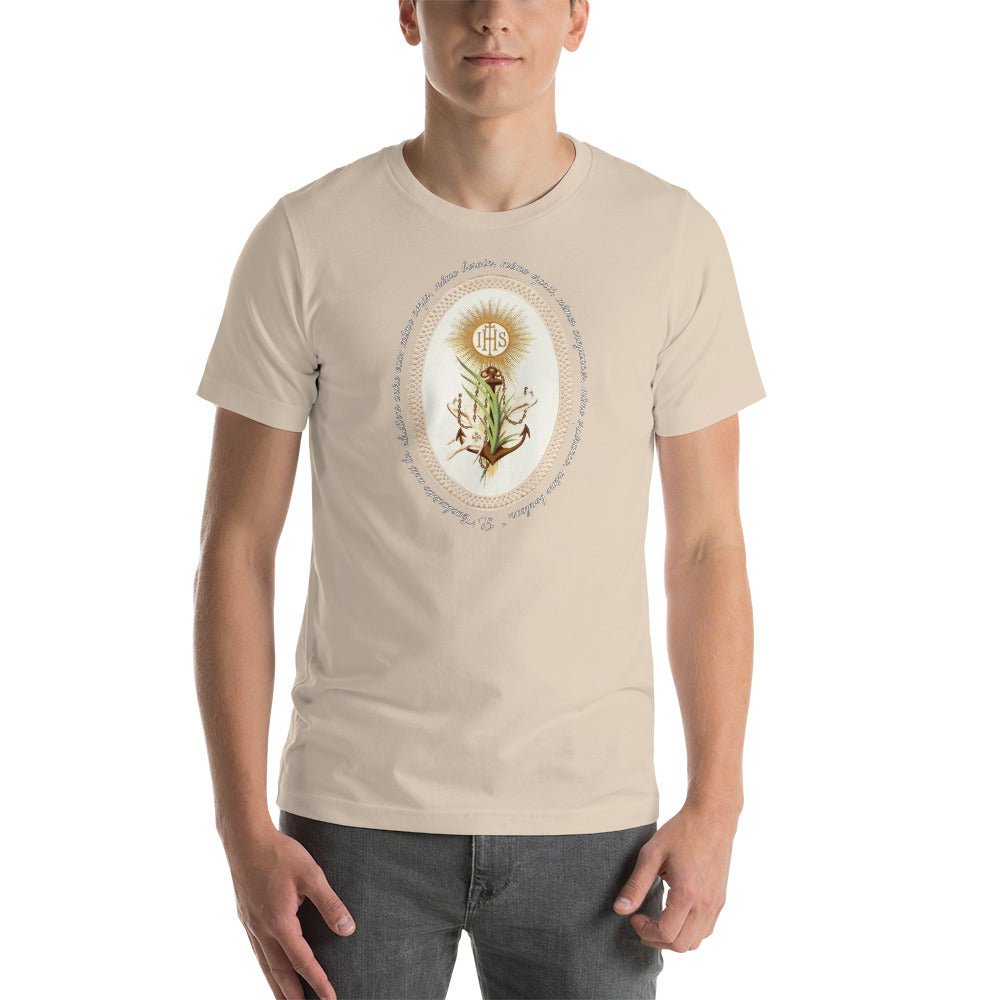 Blessed Sacrament with Anchor and Doves T-Shirt - Catholicamtees