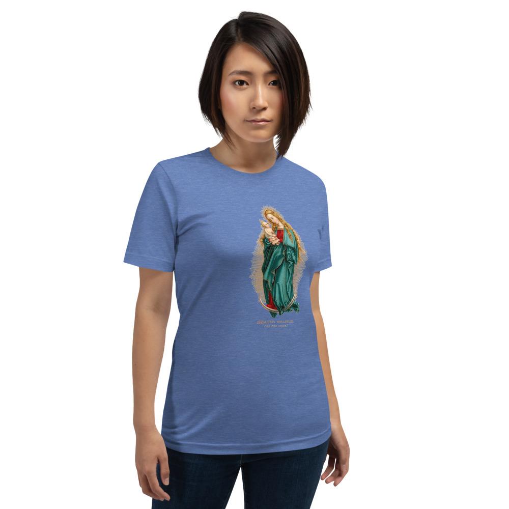 Blessed Virgin Mary: Mother Most Lovable! Soft and Lightweight Unisex T-Shirt - Catholicamtees