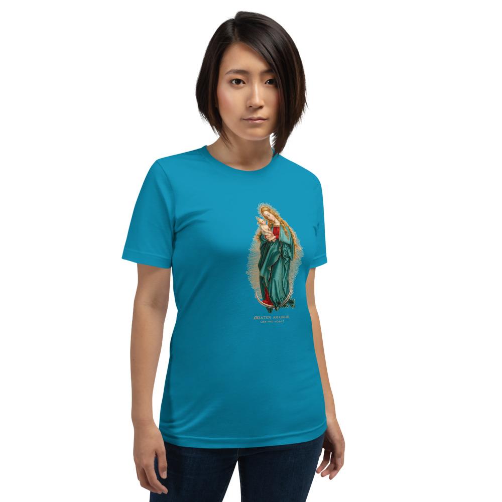 Blessed Virgin Mary: Mother Most Lovable! Soft and Lightweight Unisex T-Shirt - Catholicamtees