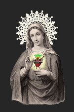 Load image into Gallery viewer, Blessed Virgin Mary Paper Lace T-Shirt - Catholicamtees
