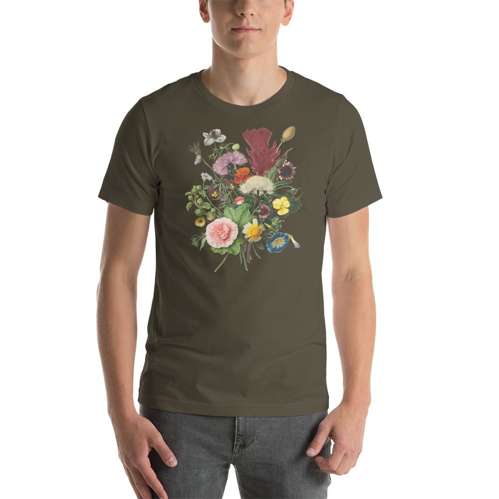 Dutch Botanical Bouquet 1680 T-Shirt - Catholicamtees