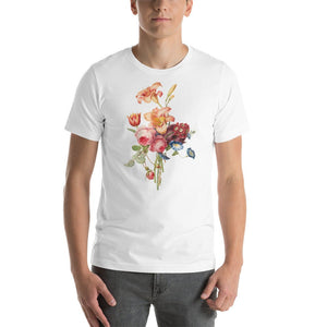 Dutch Botanical Still Life Bouquet T-Shirt - Catholicamtees