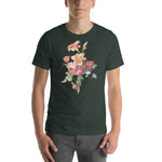 Load image into Gallery viewer, Dutch Botanical Still Life Bouquet T-Shirt - Catholicamtees
