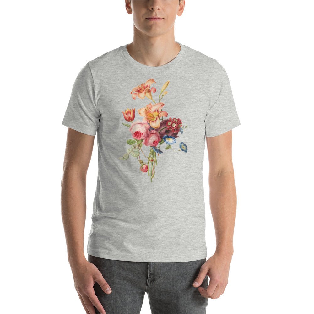 Dutch Botanical Still Life Bouquet T-Shirt - Catholicamtees