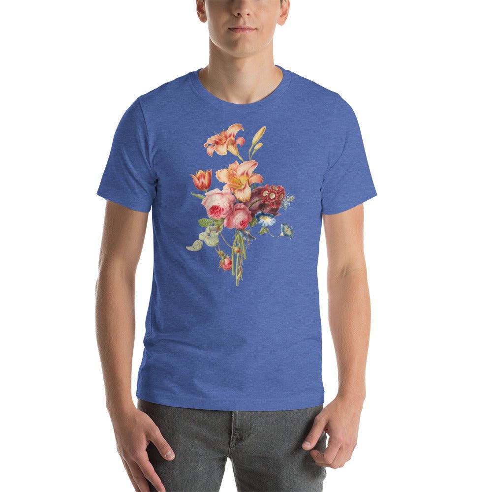 Dutch Botanical Still Life Bouquet T-Shirt - Catholicamtees