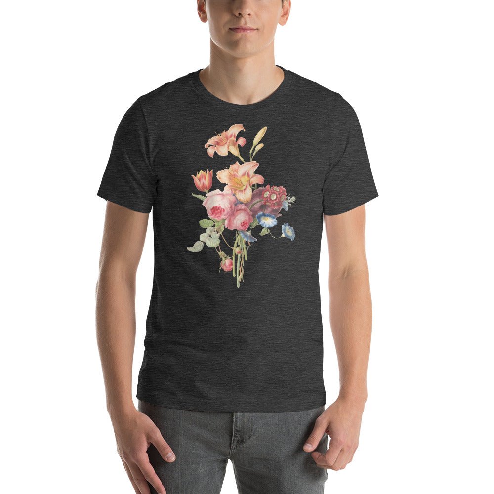 Dutch Botanical Still Life Bouquet T-Shirt - Catholicamtees