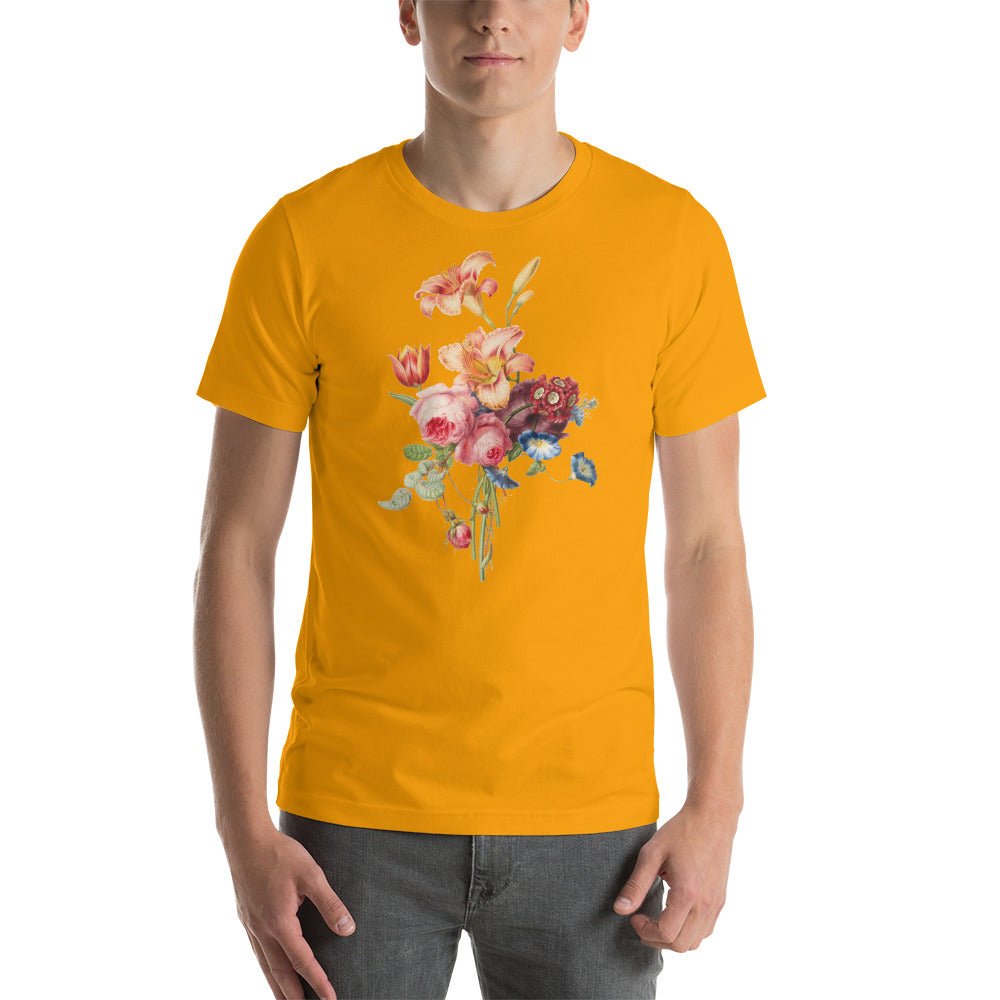 Dutch Botanical Still Life Bouquet T-Shirt - Catholicamtees