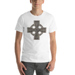 Load image into Gallery viewer, Granite Celtic Cross Lightweight T-Shirt - Catholicamtees
