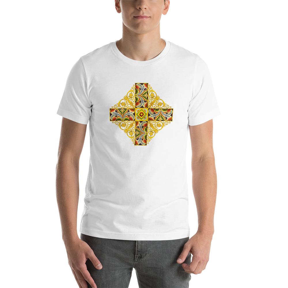 High Altar Reredos Detail Cross Unisex T-Shirt - Catholicamtees