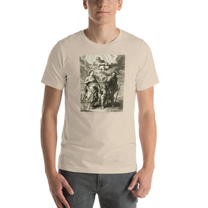 Holy Family with The Trinity Engraving T-Shirt - Catholicamtees