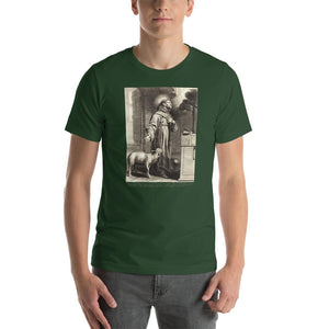 Holy Francis of Assisi Engraving T-Shirt - Catholicamtees