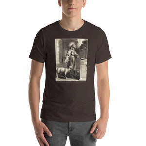 Holy Francis of Assisi Engraving T-Shirt - Catholicamtees