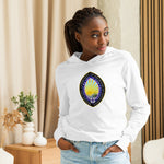 Load image into Gallery viewer, House of Initia Nova Hooded Long Sleeve Tee - Catholicamtees
