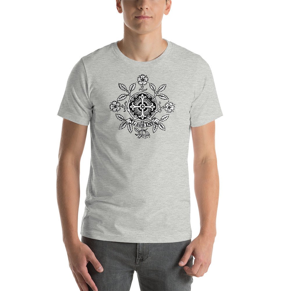 "Laus Deo" (Praise God) Illustration T-Shirt - Catholicamtees