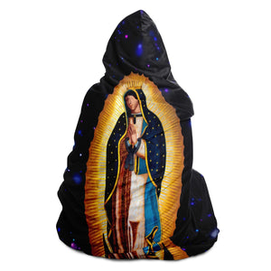 Our Lady of Guadalupe Hooded Blanket - Manta con Capucha Nuestra Señora de Guadalupe - Catholicamtees