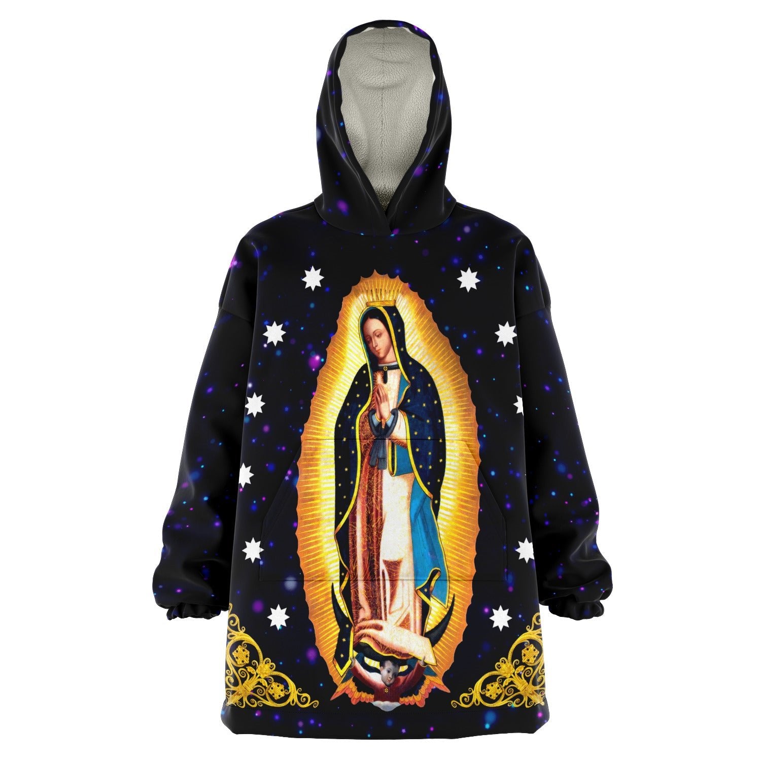 Our Lady of Guadalupe Snug Blanket Hoodie - Nuestra Señora de Guadalupe "Snug" Manta Sudadera - Catholicamtees