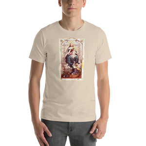 Our Lady on the Rose with Christ Child T-Shirt - Catholicamtees