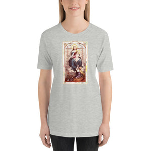 Our Lady on the Rose with Christ Child T-Shirt - Catholicamtees