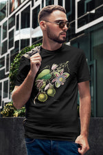 Load image into Gallery viewer, Passionfruit Botanical Print Lightweight T-Shirt - Catholicamtees
