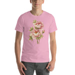 Load image into Gallery viewer, Peony Illustration Lightweight T-Shirt - Catholicamtees
