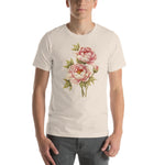 Load image into Gallery viewer, Peony Illustration Lightweight T-Shirt - Catholicamtees
