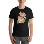 Load image into Gallery viewer, Peony Illustration Lightweight T-Shirt - Catholicamtees
