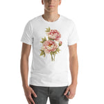 Load image into Gallery viewer, Peony Illustration Lightweight T-Shirt - Catholicamtees
