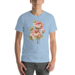 Load image into Gallery viewer, Peony Illustration Lightweight T-Shirt - Catholicamtees
