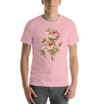 Load image into Gallery viewer, Peony Illustration Lightweight T-Shirt - Catholicamtees
