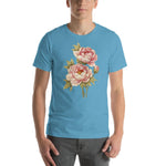 Load image into Gallery viewer, Peony Illustration Lightweight T-Shirt - Catholicamtees
