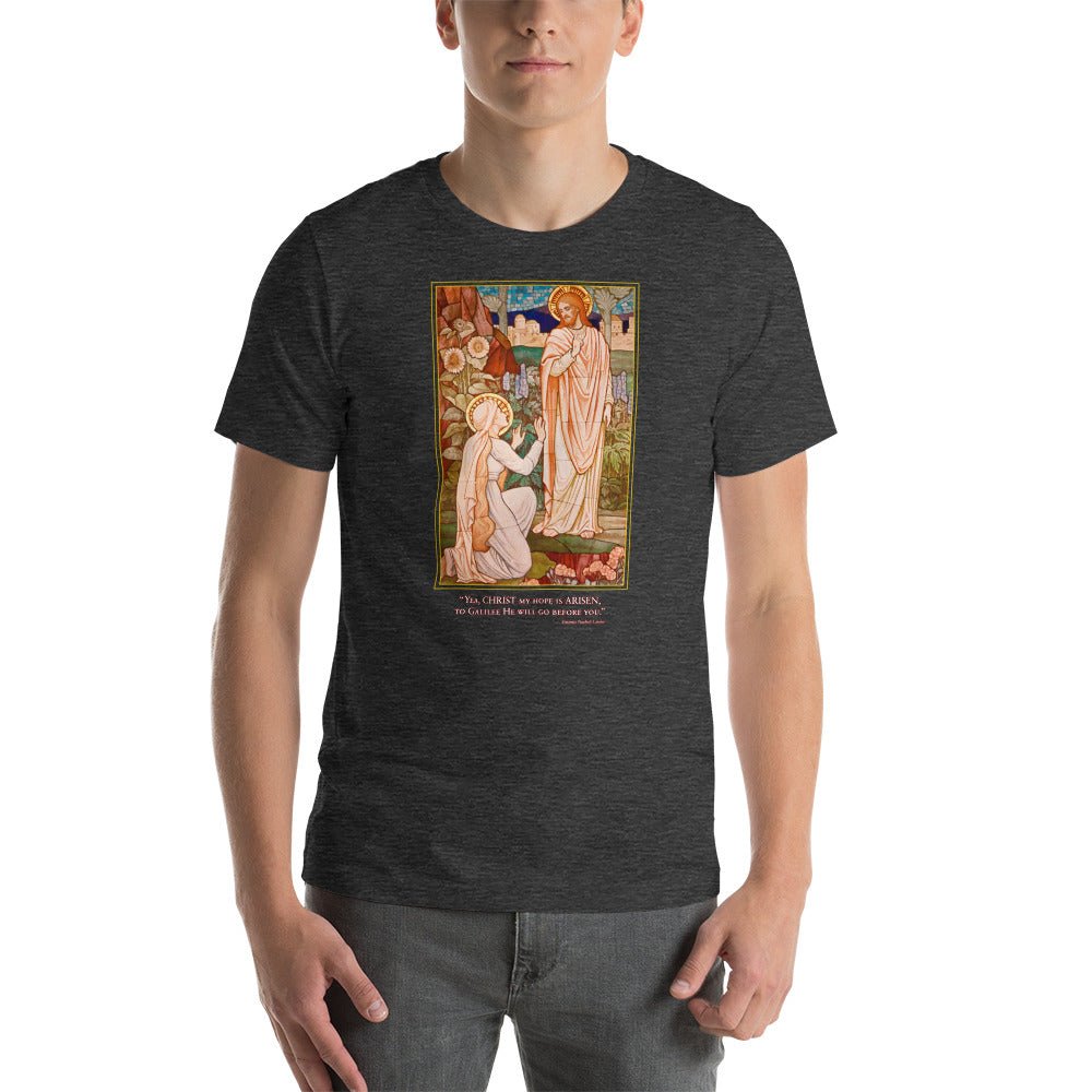 Resurrected Christ with Mary Magdalene T-Shirt - Catholicamtees