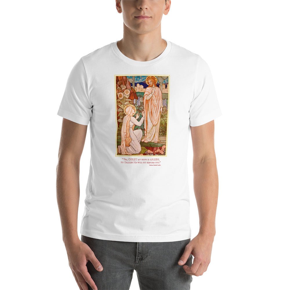 Resurrected Christ with Mary Magdalene T-Shirt - Catholicamtees