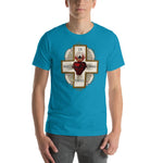 Load image into Gallery viewer, Sacred Heart of Jesus Lightweight T-Shirt - Catholicamtees
