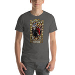 Load image into Gallery viewer, Sacred Heart of Jesus: St. Margaret Mary&#39;s Vision Stained Glass T-Shirt - Catholicamtees
