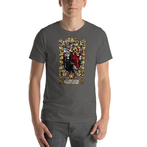 Sacred Heart of Jesus: St. Margaret Mary's Vision Stained Glass T-Shirt - Catholicamtees