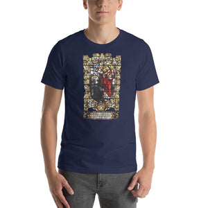 Sacred Heart of Jesus: St. Margaret Mary's Vision Stained Glass T-Shirt - Catholicamtees