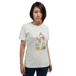 Load image into Gallery viewer, Saint Agnes Short-Sleeve Unisex Tee Shirt - Catholicamtees
