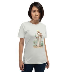 Saint Agnes Short-Sleeve Unisex Tee Shirt - Catholicamtees