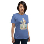 Load image into Gallery viewer, Saint Agnes Short-Sleeve Unisex Tee Shirt - Catholicamtees
