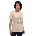 Load image into Gallery viewer, Saint Agnes Short-Sleeve Unisex Tee Shirt - Catholicamtees
