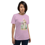 Load image into Gallery viewer, Saint Agnes Short-Sleeve Unisex Tee Shirt - Catholicamtees
