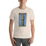 Load image into Gallery viewer, Saint Gertrude the Great Soft and Lightweight Unisex T-Shirt - Catholicamtees
