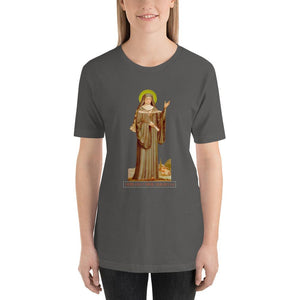 Saint Scholastica, Abbess Soft and Lightweight Unisex T-Shirt - Catholicamtees