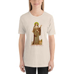 Load image into Gallery viewer, Saint Scholastica, Abbess Soft and Lightweight Unisex T-Shirt - Catholicamtees
